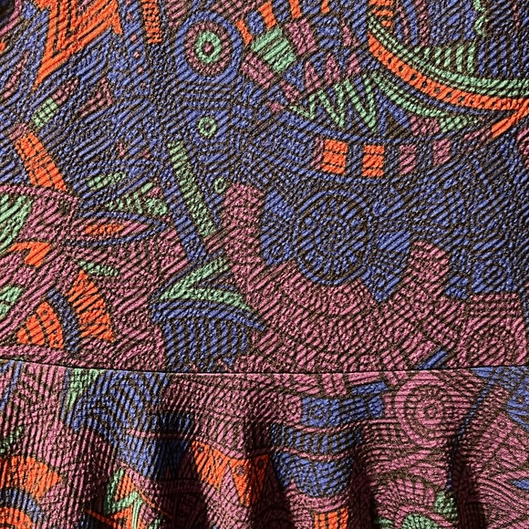 LuLaRoe Nicole Dress Large Limited Release Shapes Pattern - Picture 5 of 7